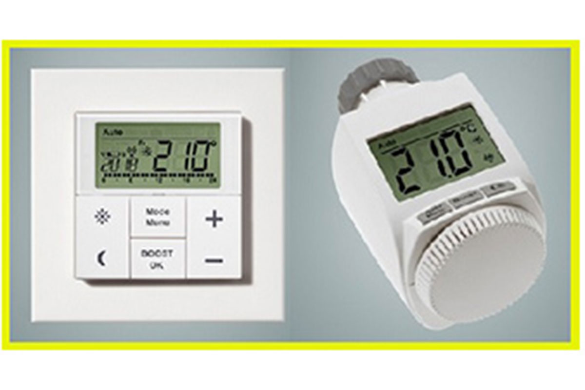 Trådlös radiatortermostat och väggtermostat - Se mer på vår hemsida