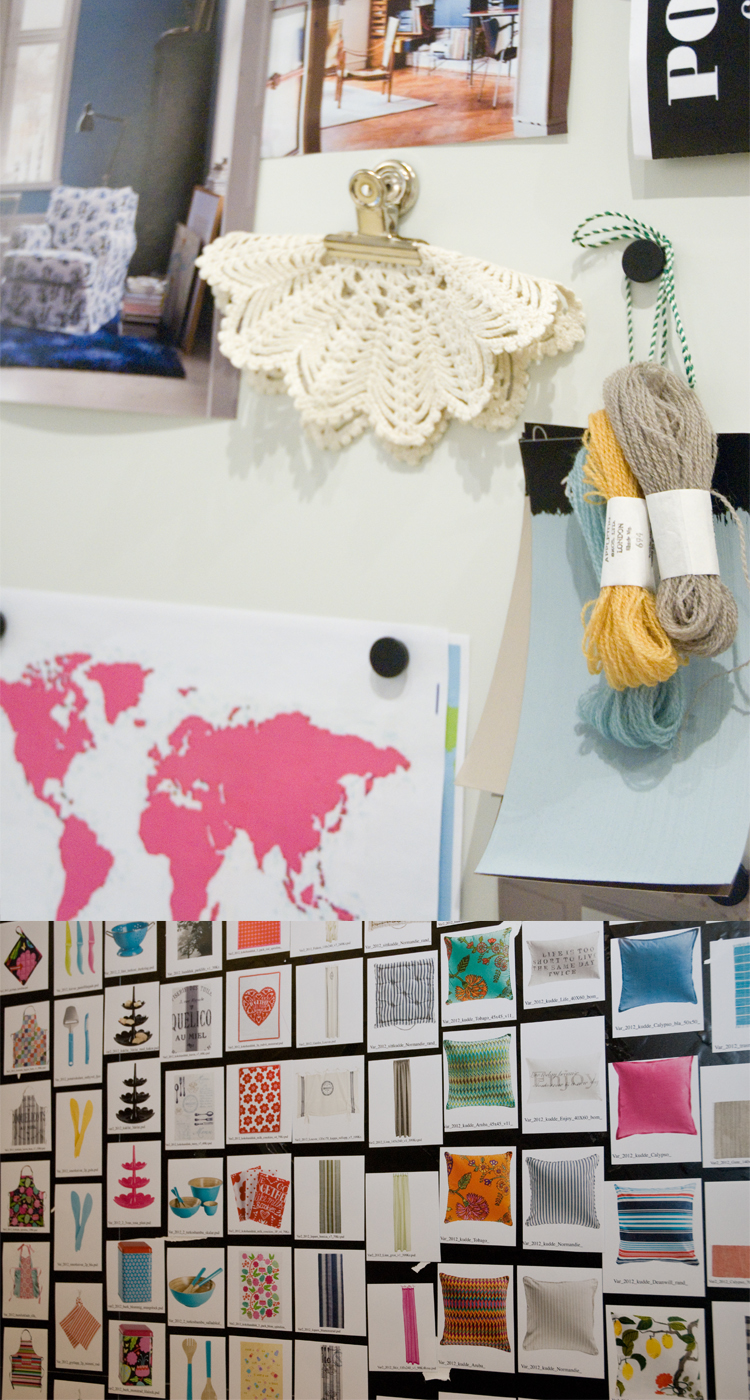 Dekorera en vägg med minnesbilder, klämmor och washi tejp!