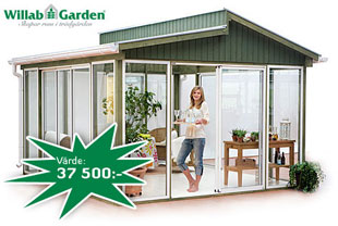 Tävla och vinn ett uterum från willab garden. spana in ...