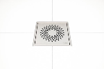 Golvbrunnar - Purus Square Drop