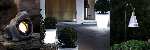 Snyggt med ljus i tr�dg�rden
