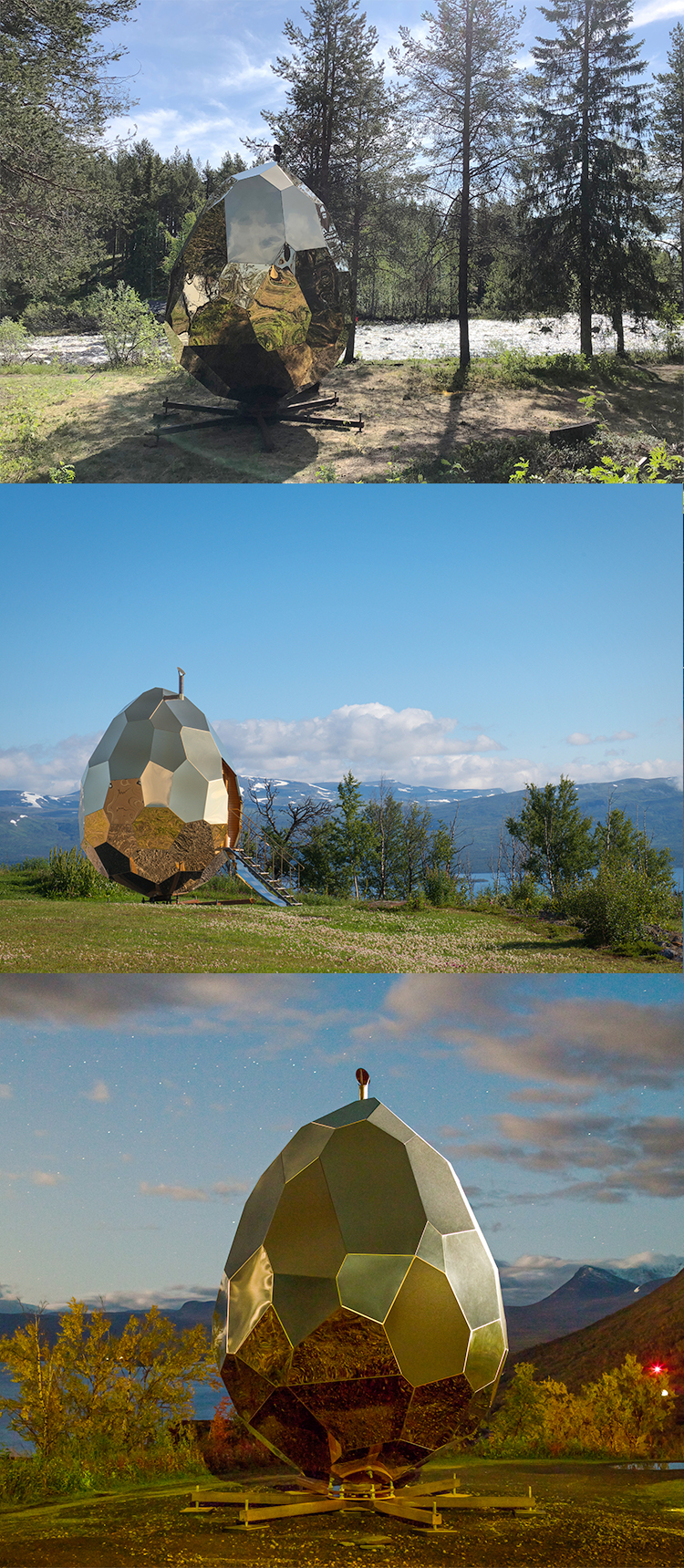 Solar Egg (guldägget) - världens coolaste bastu?