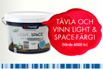 Tre vinnare av Light & Space-f�rg