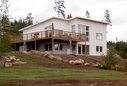 Putsade hus