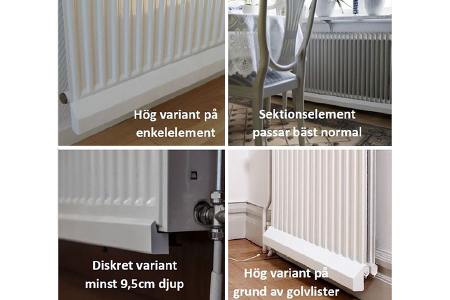 Välj rätt variant till ditt element för panelelement eller sektionselement.