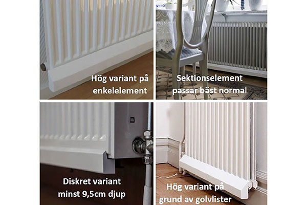 Välj rätt variant till ditt element för panelelement eller sektionselement.