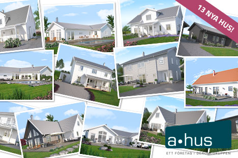A-hus 13 nya husmodeller