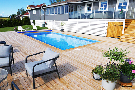 Att bygga pool på hösten Att bygga pool på hösten