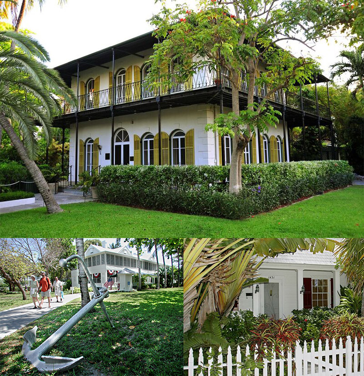 Hemingway, Harry S. Truman och Tennessee Williams hem i Key West
