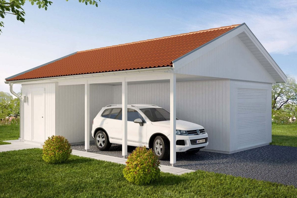 Carport & garage GC54 - Se mer på vår hemsida