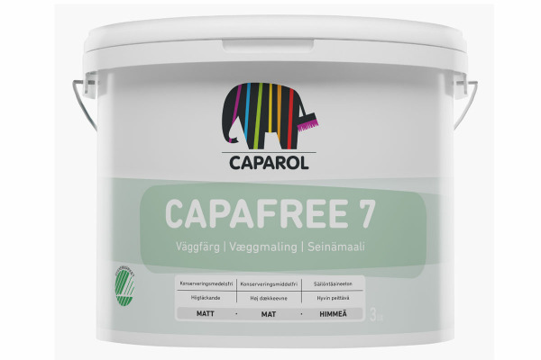 Capafree 7 Konserveringsmedelsfri väggfärg