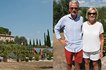 De köpte en egen vingård i Toscana