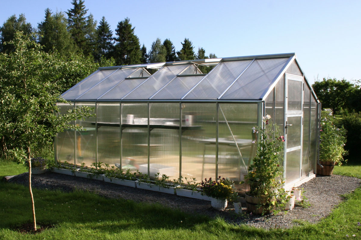 Växthus Deluxe 8,5 – 14.5 m² - Se mer på vår hemsida
