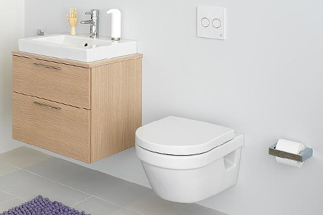 Toalett vägghängd - Se mer på vår hemsida