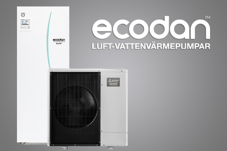 Luft-Vatten Värmepump Ecodan - Se mer på vår hemsida