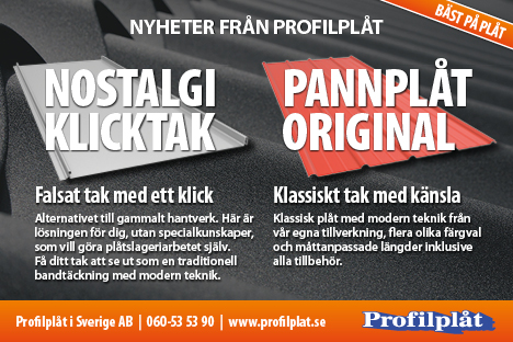 Nyheter från Profilplåt Nyheter från Profilplåt