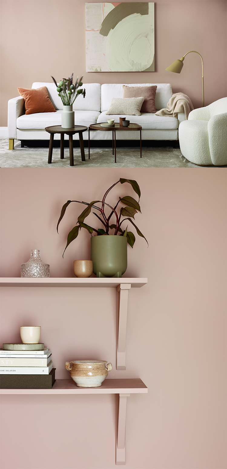 Soft pink - inspiration från Art Deco