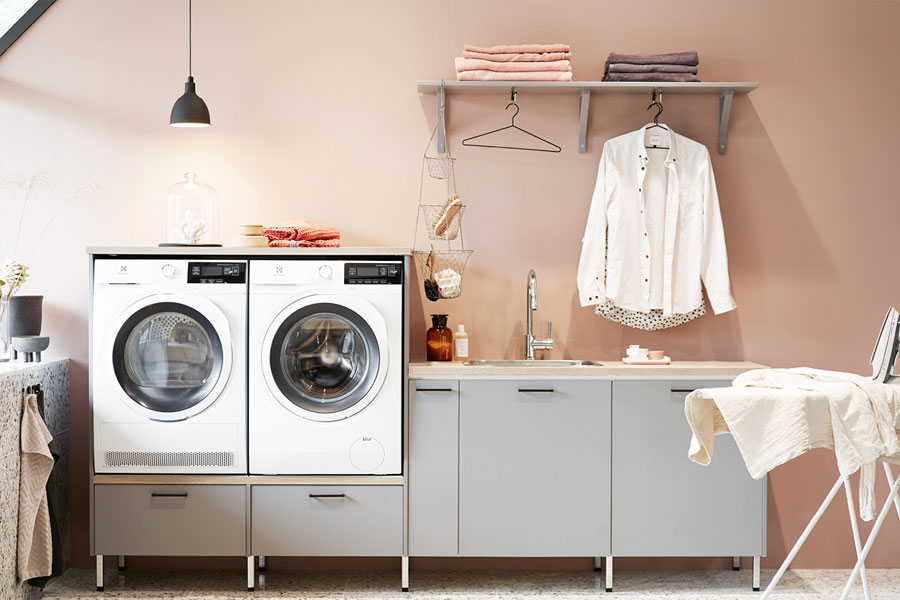 Tvättstuga Nora grå - Se mer på vår hemsida